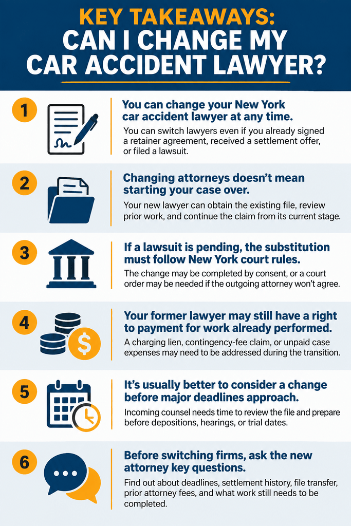 Can I Change My Car Accident Lawyer