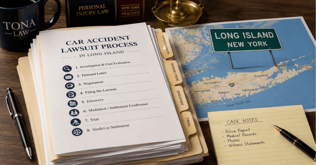 Car Accident Lawsuit Process on Long Island | TonaLaw