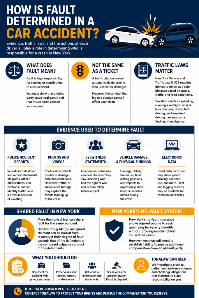 How is Fault Determined in a Car Accident TonaLaw